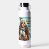 私は冬が大好きだ ウォーターボトル (正面)