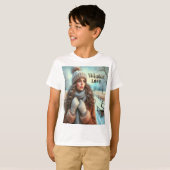 私は冬が大好きだ Tシャツ (正面フル)