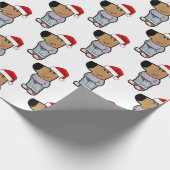 私は冷たい男のミームクリスマスおもしろい、冷たい男 ラッピングペーパー (角)