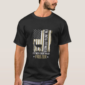 私は冷凍庫でフィットネスフィットネス・ディアーにおもしろい入る Tシャツ