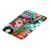 私は冷蔵庫のマグネットを変えた マグネット (左側)