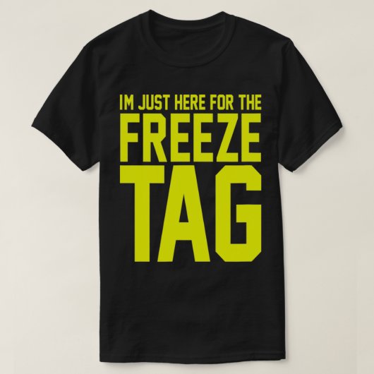 私は凍結ラベルに来た Tシャツ (デザイン正面)