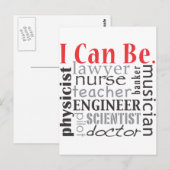 私は出来る ポストカード (正面/裏面)