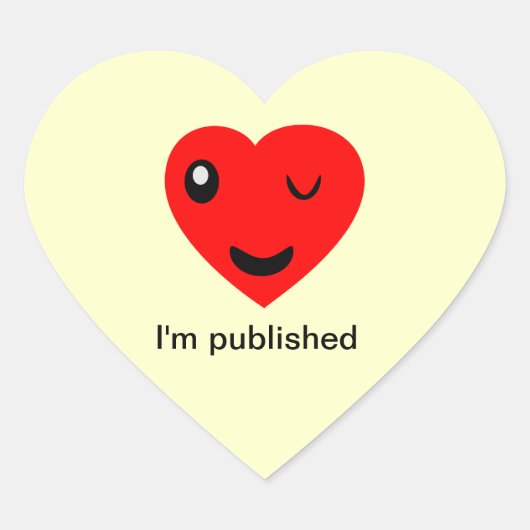 私は出版されている ハートシール (正面)