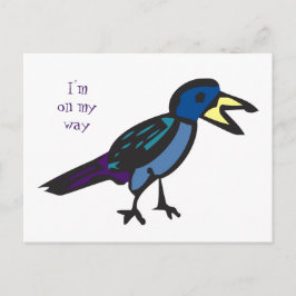 私は出産に向かっている ポストカード