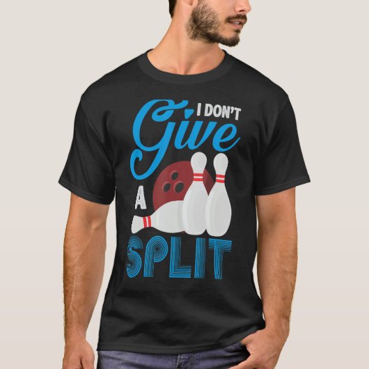 私は分与えボーリングおもしろい Tシャツ (正面)