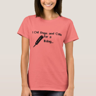 私は切った Tシャツ