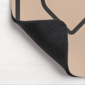 私は切取りますカレンダーを愛します マウスパッド (コーナー)