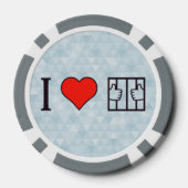 私は刑務所に入ることが大好きだ ポーカーチップ (裏面)
