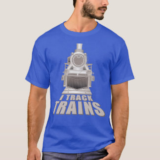 私は列車の蒸気機関車を追う Tシャツ