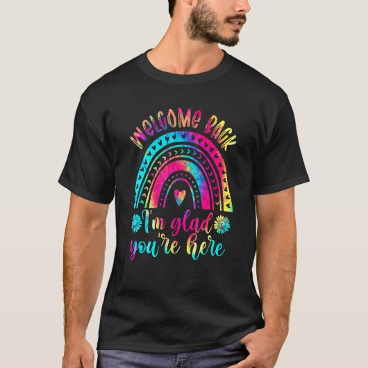 私は初めて嬉しい新学期先生女性 Tシャツ (正面)