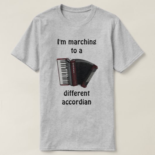 私は別の...へ進んでいる Tシャツ (デザイン正面)
