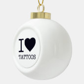 私は刺青が大好き セラミックボールオーナメント (右)