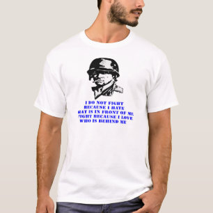 私は前にいるものが嫌いなので戦わない Tシャツ