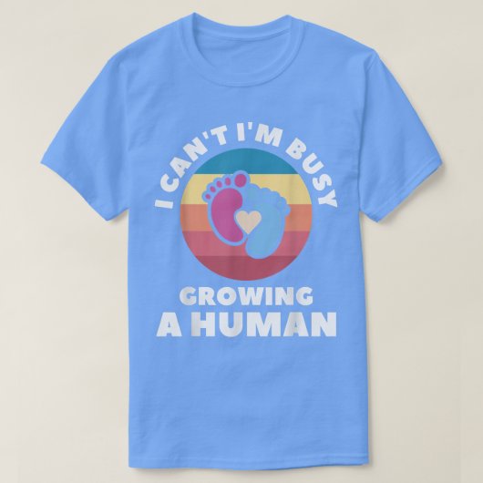 私は前に人間忙し性の暴露を成長させることができない Tシャツ (デザイン正面)