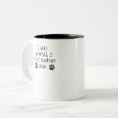 私は前に常態2の杖Corsoでした ツートーンマグカップ (正面左)