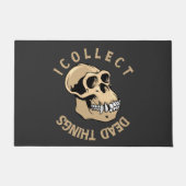 私は剥製の剥製を集おもしろいめている ドアマット (正面)