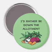 私は割り当て庭師GYOおもしろいをダウンしたい マグネット (正面/裏面)