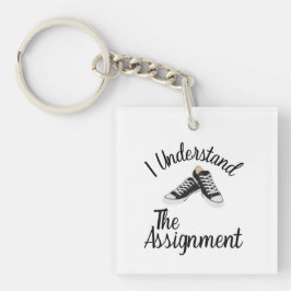 私は割り当て投票ブルーラリーギフトを理解 キーホルダー