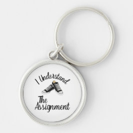 私は割り当て投票ブルーラリーギフトを理解 キーホルダー