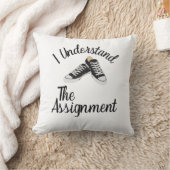 私は割り当て投票ブルーラリーギフトを理解 クッション (ブランケット)