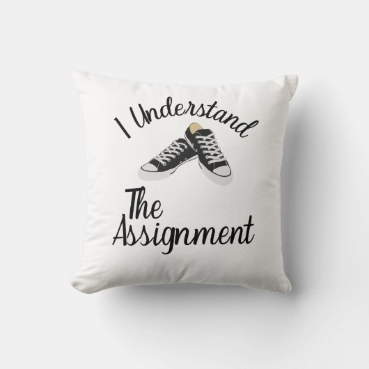 私は割り当て投票ブルーラリーギフトを理解 クッション (正面)