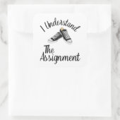 私は割り当て投票ブルーラリーギフトを理解 スクエアシール (バッグ)