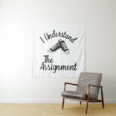 私は割り当て投票ブルーラリーギフトを理解 タペストリー (インサイチュ)