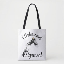 私は割り当て投票ブルーラリーギフトを理解 トートバッグ