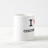 私は割礼を愛します コーヒーマグカップ (中央)