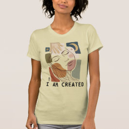 私は創造された - デザインによる Tシャツ
