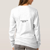 私は創造された - 創造主の手 Tシャツ (裏面)