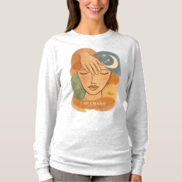 私は創造された - 創造主の手 Tシャツ