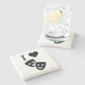 私は劇場を愛します ストーンコースター (横)