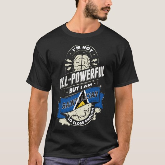 私は力は全てではないが、聖ルシアンだ Tシャツ (正面)