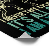 私は力士のおもしろいレスリング ポスター (角)