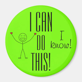 私は励ましの言葉前向きを可愛く出来る マグネット