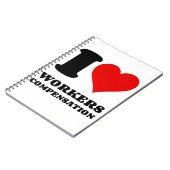 私は労働者の補償が大好き ノートブック (左側)