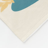 私は勇敢である – 子供たち肯定 フリースブランケット (角)