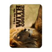 「私は勇気を持って生きる」モチベーション肯定曲 マグネット (縦)