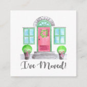 私は動きました! クリスマスの家 エンクロージャーカード (正面)