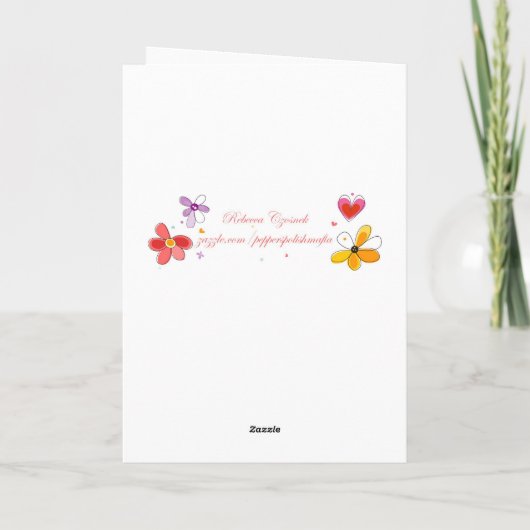 私は動きました 案内状 (裏面)