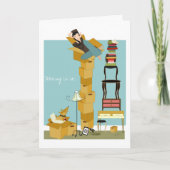 私は動きました 案内状 (正面)