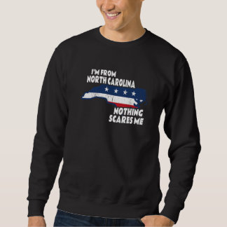 私は動揺してノースカロライナ州Nothing Sの出身 スウェットシャツ