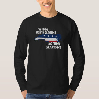 私は動揺してノースカロライナ州Nothing Sの出身 Tシャツ