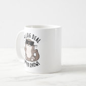 私は動物のパンを知っている大おもしろい物である コーヒーマグカップ (正面左)