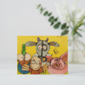 私は動物を愛します ポストカード (スタンド正面)