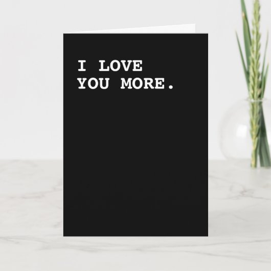 私は勝つ最後にあなたを愛している カード (正面)