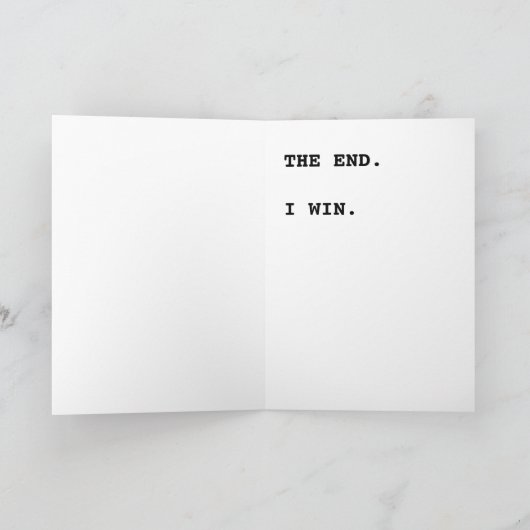 私は勝つ最後にあなたを愛している カード (内部)
