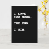 私は勝つ最後にあなたを愛している カード (黄色い花)